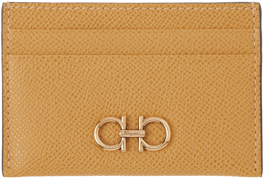 Ferragamo 黄色 Gancini 卡包