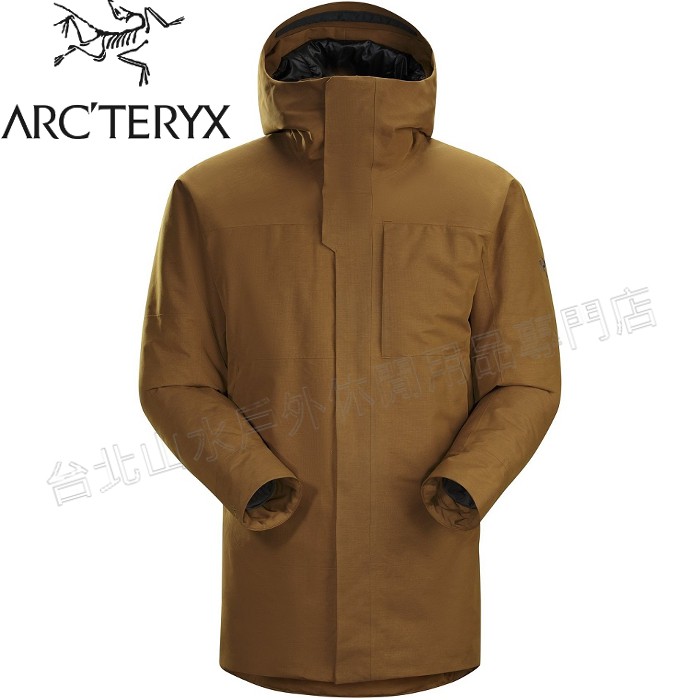 Arcteryx 始祖鳥 Therme 雪衣/防水大衣/羽絨衣/出國旅遊 男GTX羽絨/化纖複合12888 馴鹿棕