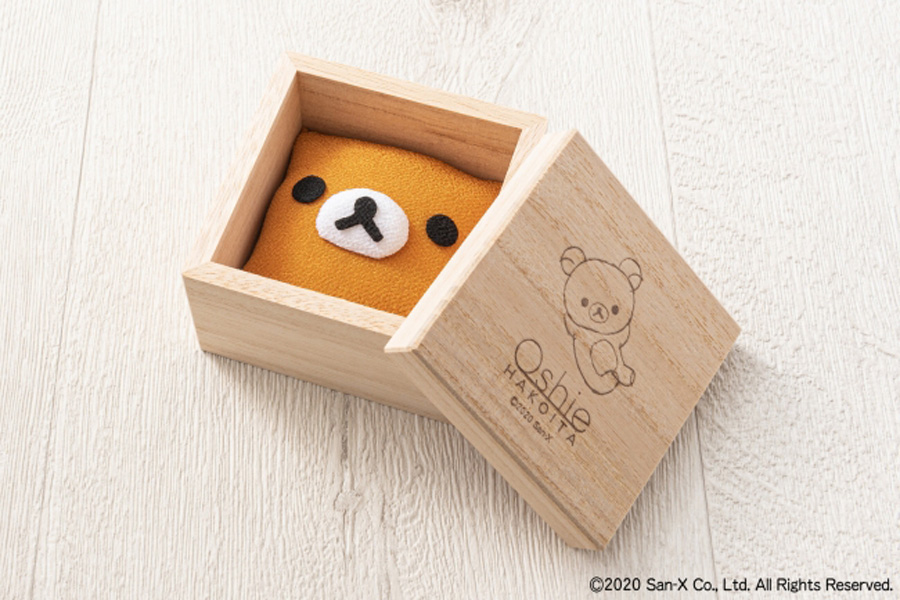 リラックマ 木箱2個セット キャラクターグッズ 伝統工芸にサンエックスキャラクターをインクルード！並べてカワイイ