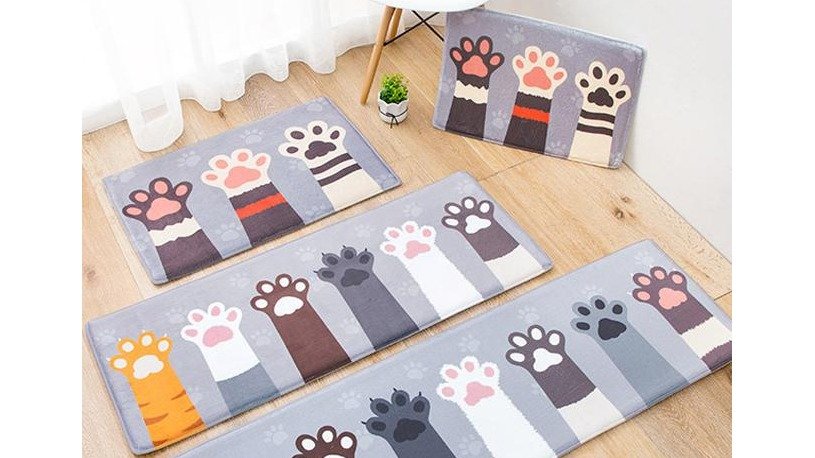 【生活創意】療癒動物絨毛腳踏地墊-9款