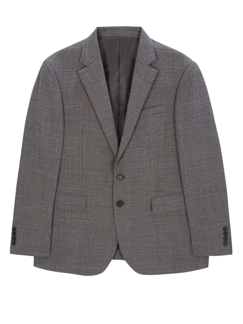 EZIO Standard Fit Summer Wool Blazer [Brown]
