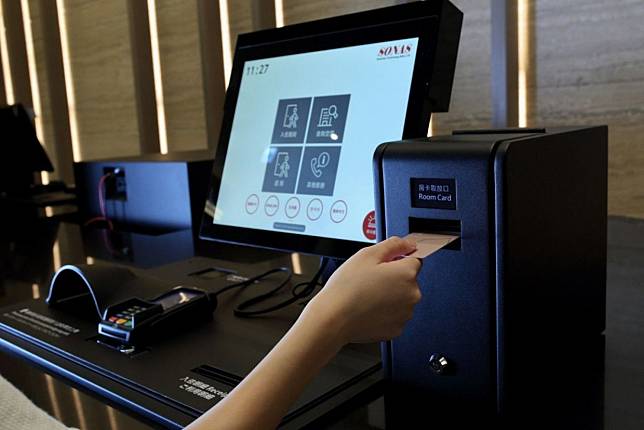 ▲浮雲客棧的Check in 就是這麼自動化（圖／浮雲客棧）