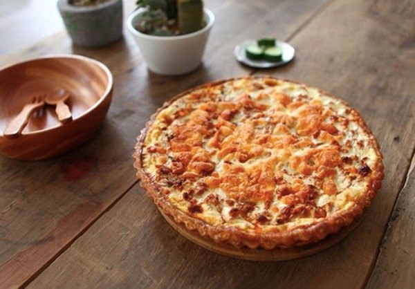 秘製韓式泡菜鹹派 /可生酮 kimchi and pork Quiche