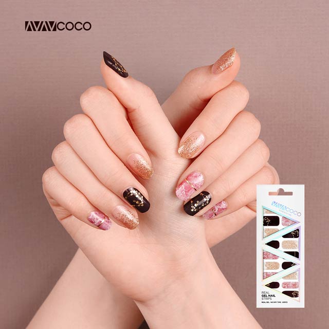 用貼的光療美甲美甲不需等待 持久 不掉色 想換就換安全 便利 無臭味