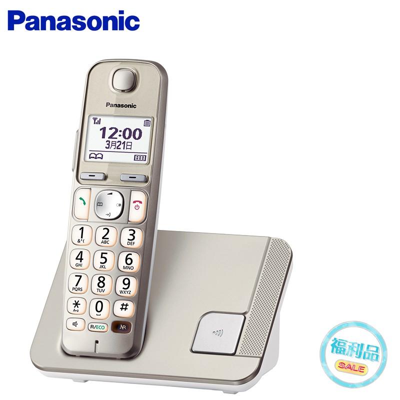 『福利品』【Panasonic 國際牌】中文顯示數位無線電話-KX-TGE210TW