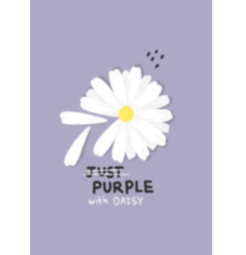 Just purple with Daisy 2.0