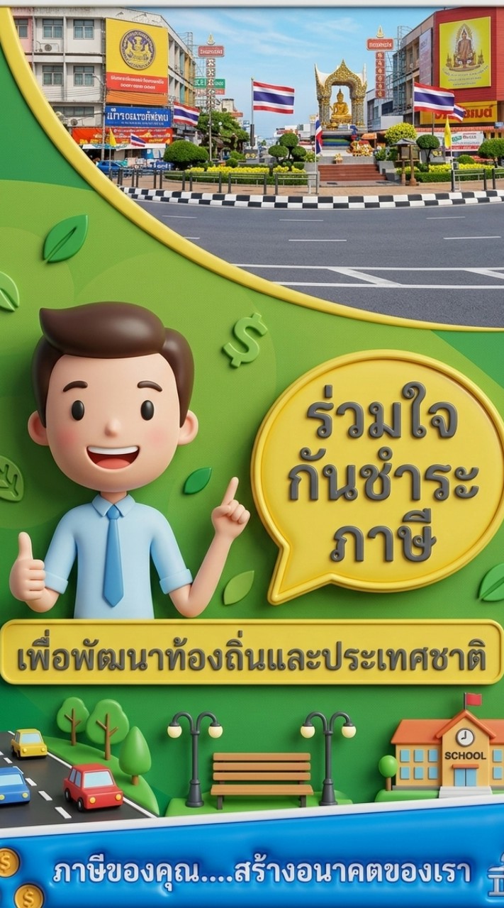 แจ้งชำระภาษีทัองถิ่น ทต.ดงมอน