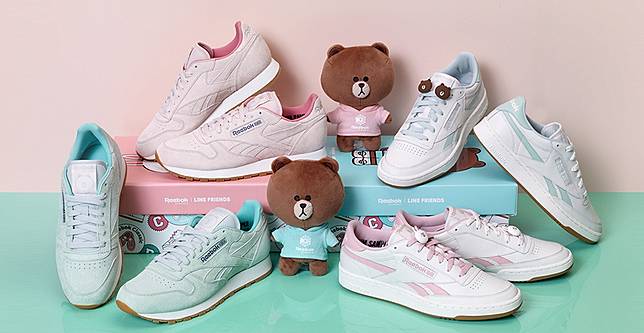 reebok classic x line friends