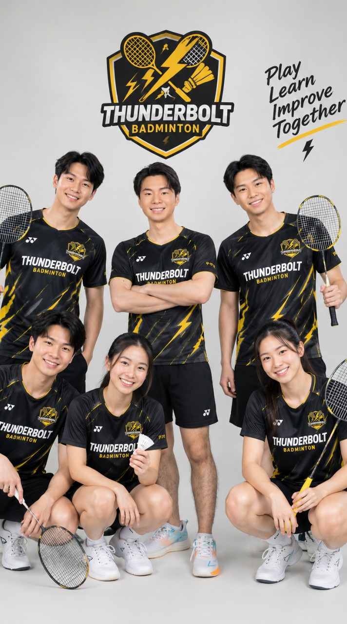 สนามพูนพลัส/ ก๊วน THUNDERBOLT 🏸⚡ เช้า/บ่าย
