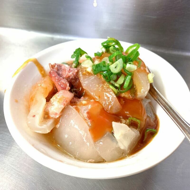 新竹必吃城隍廟美食林家肉圓