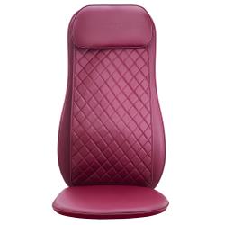 ◎按摩寬窄可調|◎溫熱按摩功能|◎坐墊震動商品名稱:愛舒服3D揉感椅墊品牌:TAKASIMA高島型號:M-6610類型:按摩椅墊/床墊顏色:紅色系,金色系按摩部位:背部,肩部,臀部,腰部按摩方式:滾輪