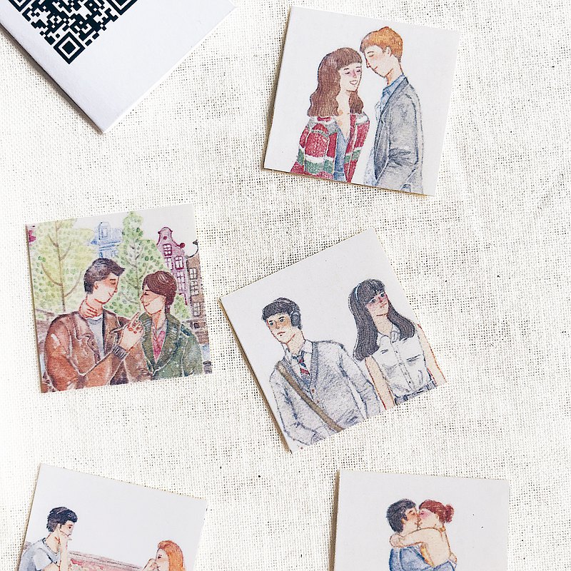 ✎ 商品介紹 關於愛的電影＿ 用畫畫的方式把喜歡的電影都紀錄下來 愛在黎明破曉時, 1995 愛在日落巴黎時, 2004 愛在午夜希臘時, 2013 生命中美好的缺憾, 2014 真愛每一天, 201