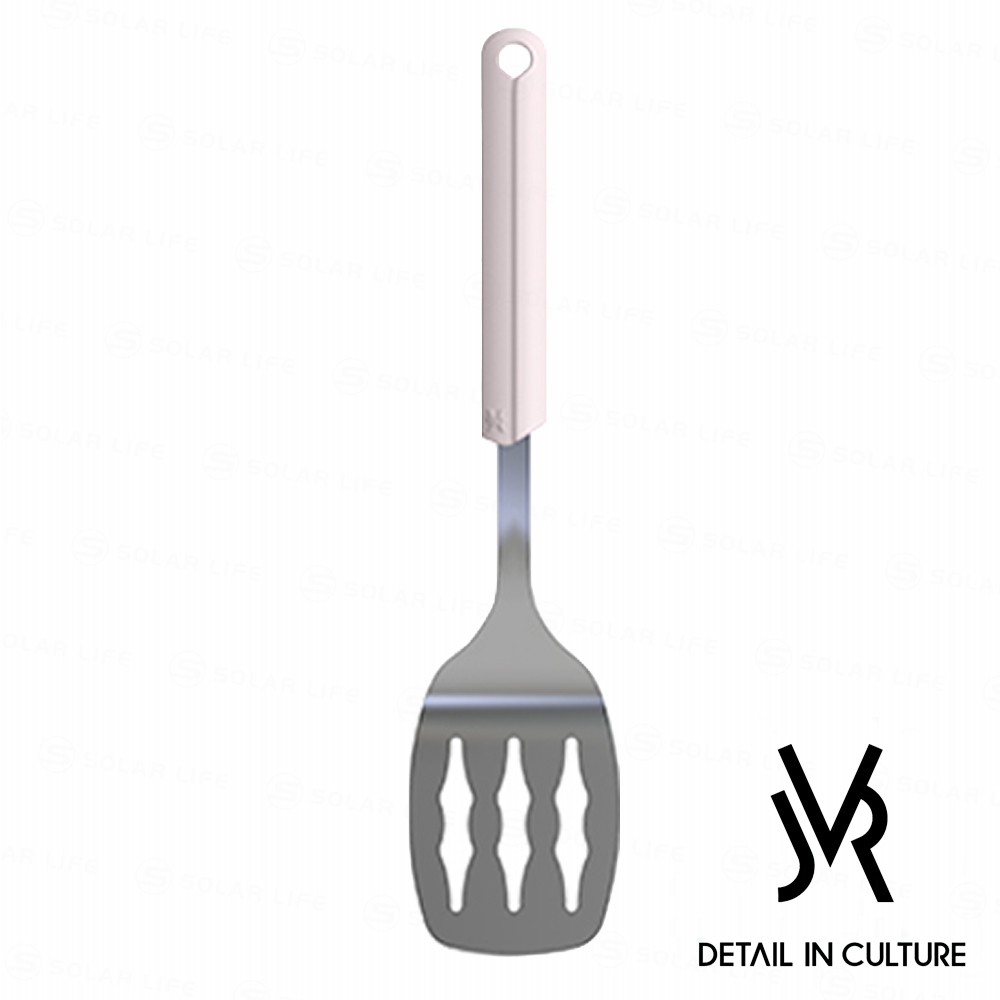 【商品特色】- 優質不鏽鋼材質經久耐用 - 人體工學設計好拿好握- 多用途清洗方便- 堅固又輕巧，附掛鈎孔【商品規格】品名：JVR韓國原裝304不鏽鋼菱形炒菜煎鍋鏟-粉色尺寸：長33．握柄長13．鍋鏟