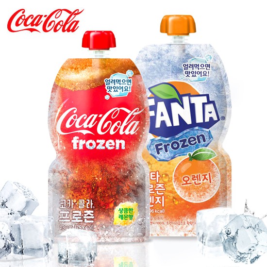 韓國 Coca Cola 可口可樂冰沙 芬達橘子冰沙 130ml