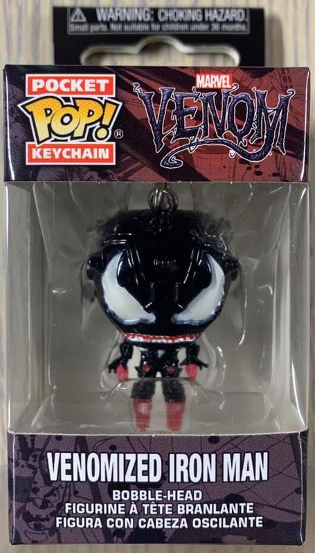 ☆勳寶玩具舖【現貨】FUNKO POP! 鑰匙圈 漫威 猛毒系列 鋼鐵人 Venomized Iron Man