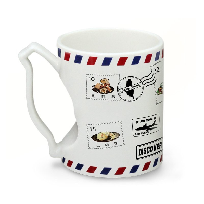 ◆商品名稱 : 台灣島造型把手馬克杯-台灣伴手禮-［收藏天地］◆規格:直徑 8.7cm，高 10.3cm (本商品為手工製作商品，杯口非100%正圓，容量與尺寸±3%，皆屬良品)◆材質：瓷器◆容量：3