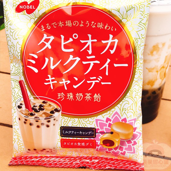 日本NOBEL 諾貝爾 珍珠奶茶風味糖果 [JP781] 蘋果甜心漾