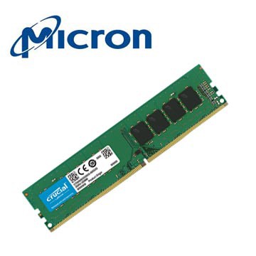 Micron Crucial 美光 DDR4 2666 8GB/16GB 桌上型記憶體◆安裝簡便 ◆與OEM系統相容 ◆元件與模組100%通過測試 ◆終身保固 ◆代理商捷元