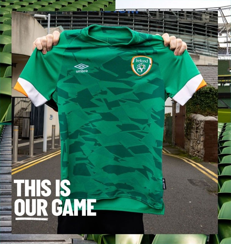 アイルランド代表、2022新ユニフォームを発表！デザインは「国の