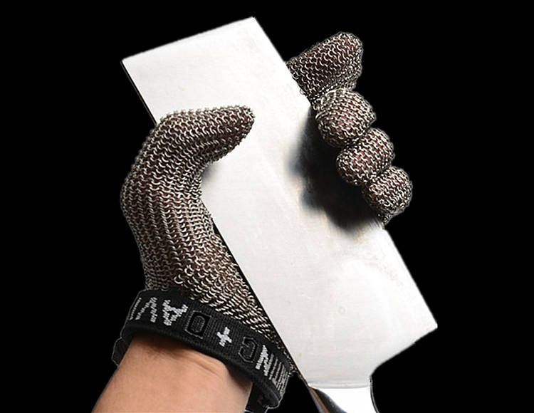 防割手套 法國原裝進口霍尼韋爾五指鋼絲手套金屬屠宰防切割裁剪不銹鋼手套 免運