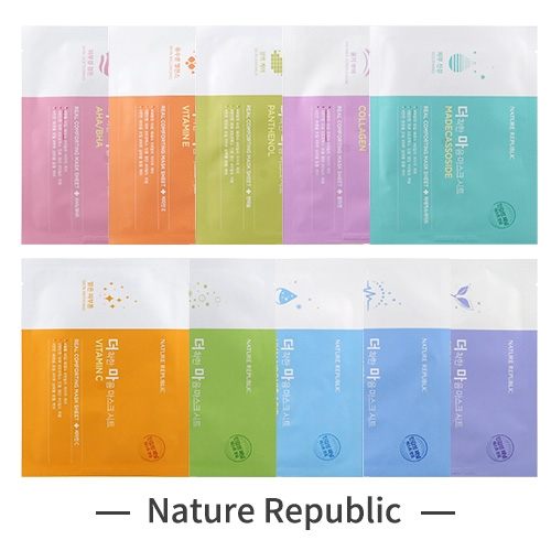 韓國 Nature Republic 安心溫和純淨面膜 1片入 (24g)【BG Shop】多款可選