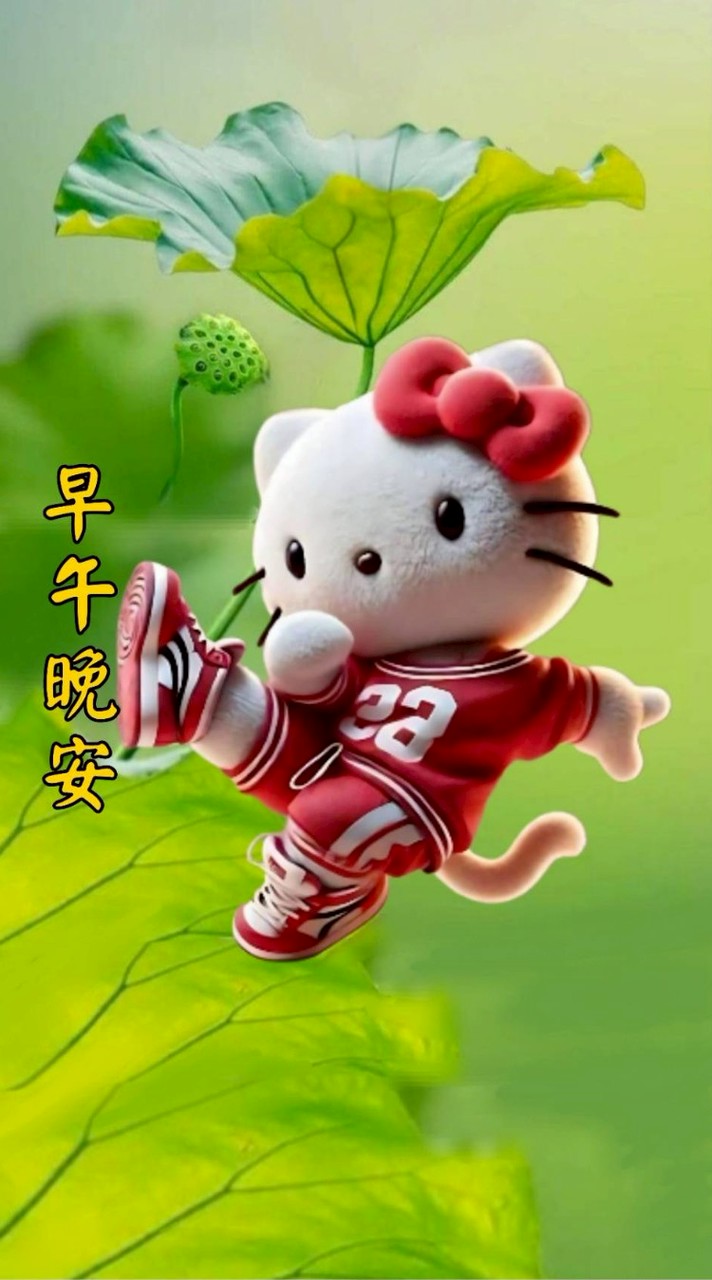 早午晚安/年節/四季問安，正向分享圖庫，