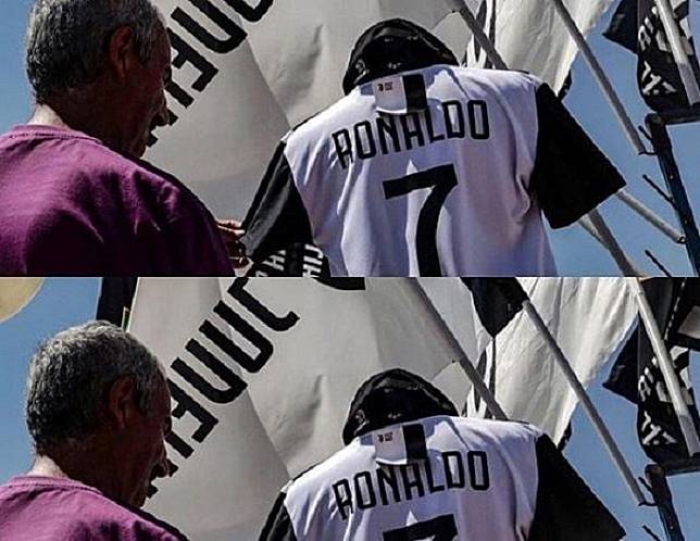 Instagram/@realmadridindia_ Jersey Ronaldo dikabrakan siap jual di Turin