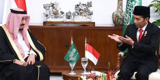 Raja Salman di Istana Bogor. ©2017 Biro Pers Setpres