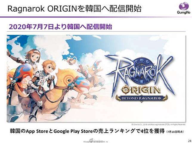 Gravity 旗下手機遊戲 Ro 仙境傳說 Origin 日版準備中 失落的記憶 女武神之歌 預計年推出 Qooapp Line Today