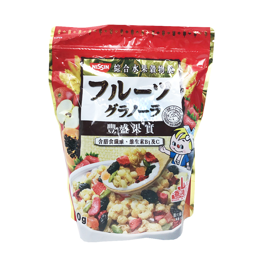 日清 NISSIN 大袋 豐盛果實 綜合水果 早餐 穀物 麥片 500g