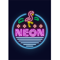 NEON theme.