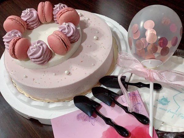 「母親節蛋糕」全省宅配預購 -女性專屬玫瑰荔枝義式冰淇淋蛋糕-法雅幸福概念文心店-冰淇淋蛋糕開箱