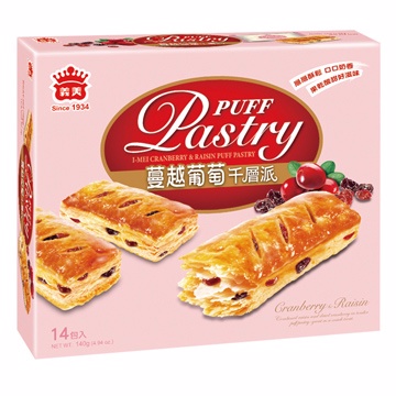 ★層層酥鬆千層派皮★搭配蔓越葡萄口味餡料★吃的到濃郁奶油香、豐富層次美味