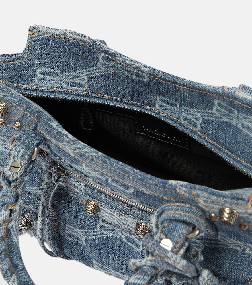 Balenciaga Neo Cagole XS denim shoulder bag