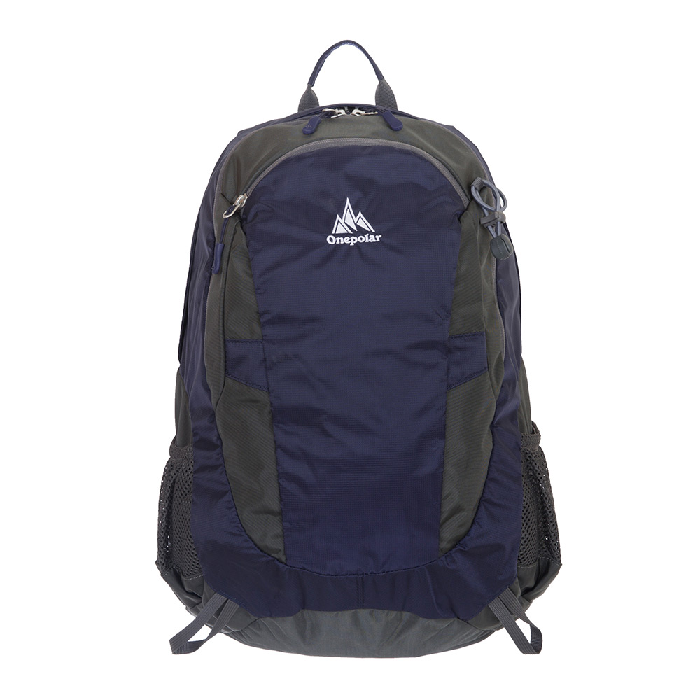 【ONE POLAR】樂活羽量透氣後背包附雨罩 22L-深藍 PL02322NY