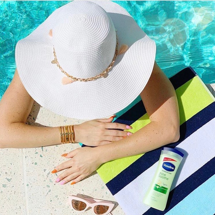 凡士林用途15：曬傷急救品