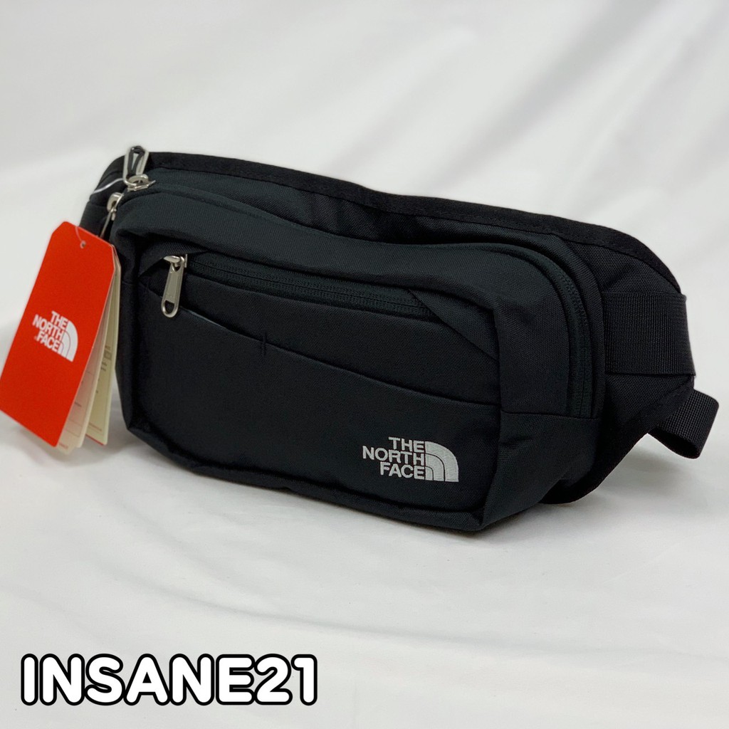 【特價商品】THE NORTH FACE TNF 黑 刺繡 小LOGO 腰包 TNF005【Insane-21】