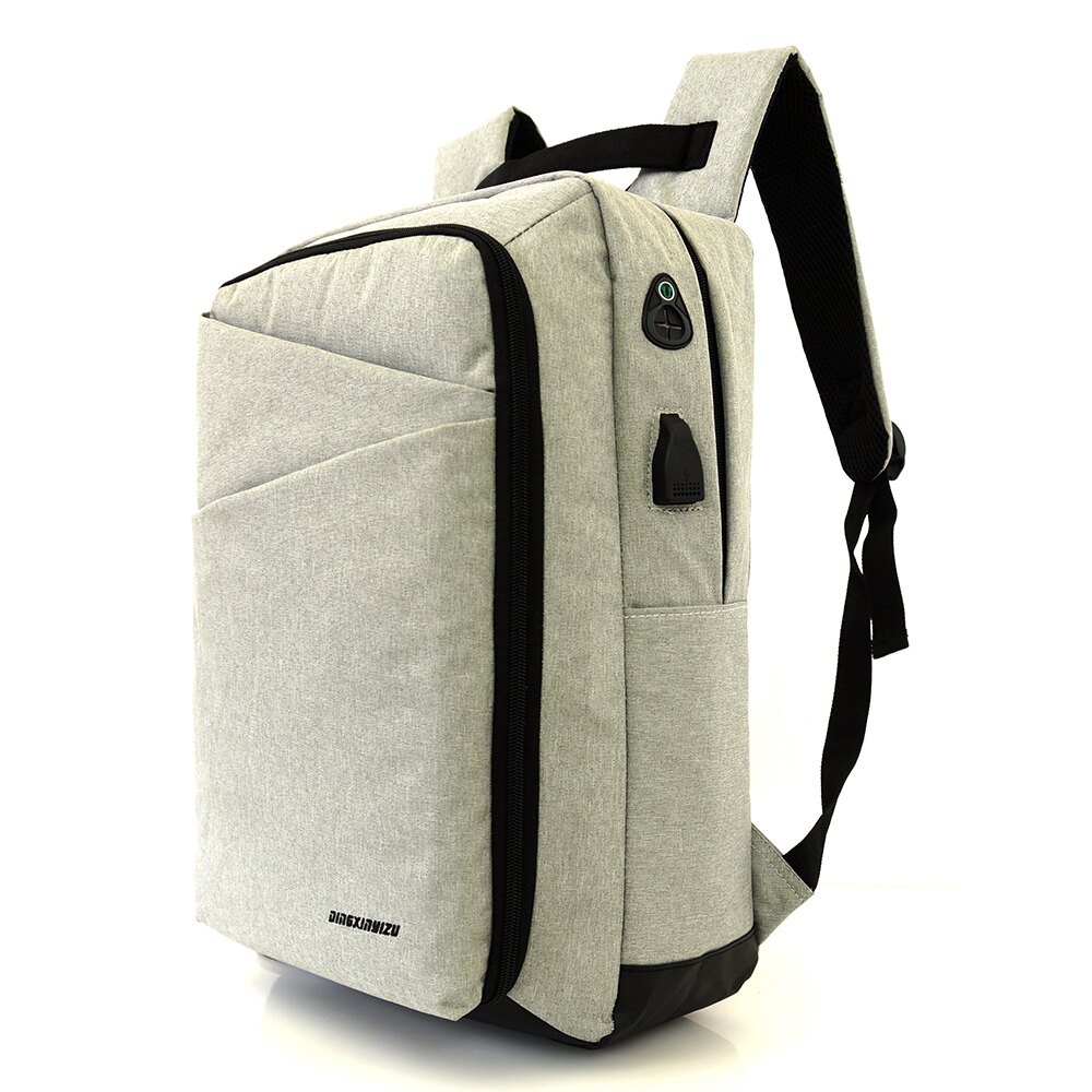 簡約時尚風格，質感防水尼龍，可掛行李箱、便利USB充電孔，多功能前層收納、雙層大容量，背部及背帶舒適軟墊