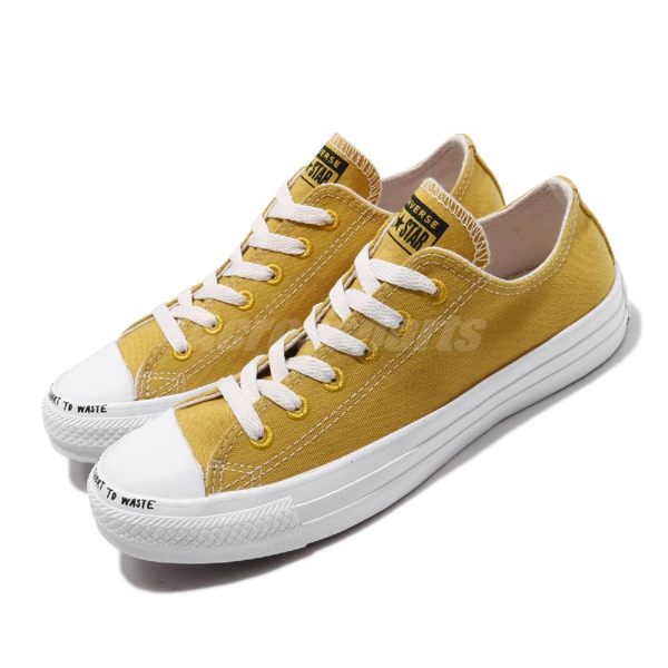 Converse Chuck Taylor All Star 休閒鞋 帆布鞋 黃 白 再生材質 男鞋 女鞋 【PUMP306】 164920C