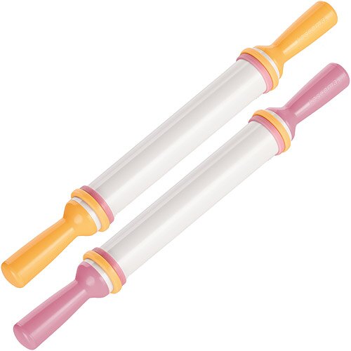 ◇經典料理烘焙品牌◇替換式墊片調厚度◇輕鬆桿成1.5或3mm◇披薩餅皮派皮麵條◇桿麵區長18cm