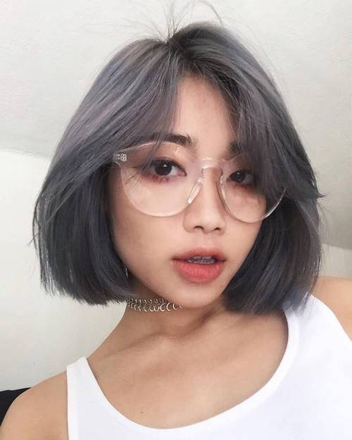 hair color grey korean à¸¥à¸¸à¸„à¹ƒà¸ªà¹† à¸™à¹ˆà¸²à¸£à¸±à¸à¹† 25 à¸£à¸§à¸¡ à¹„à¸­à¹€à¸”à¸µà¸¢ à¹„à¸¡à¹ˆà¹à¸à¹ˆ 'à¸ªà¸²à¸§à¹à¸§à¹ˆà¸™à¸œà¸¡à¸ªà¸±à¹‰à¸™' à¹„à¸¡à¹ˆà¸›à¹‰à¸²