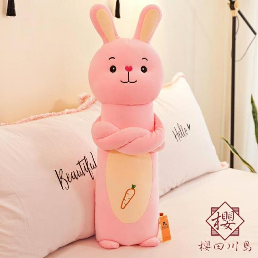 可愛公仔抱枕沙發墊背床上抱枕【櫻田川島】