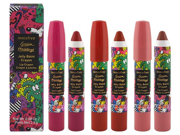 韓國 Innisfree~綠色聖誕糖果蠟筆唇膏(2.5g) 款式可選【D280928】2020聖誕節／聖誕禮盒／交換禮物
