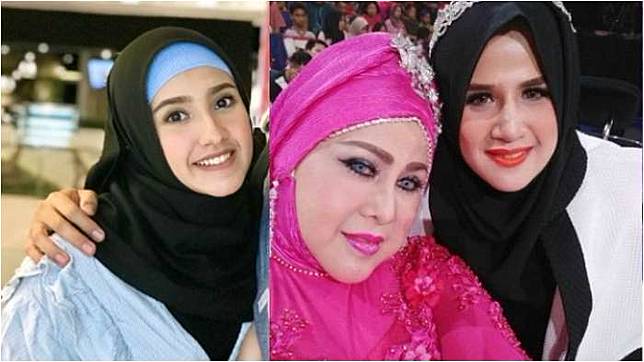 Cucu Elvy bela neneknya