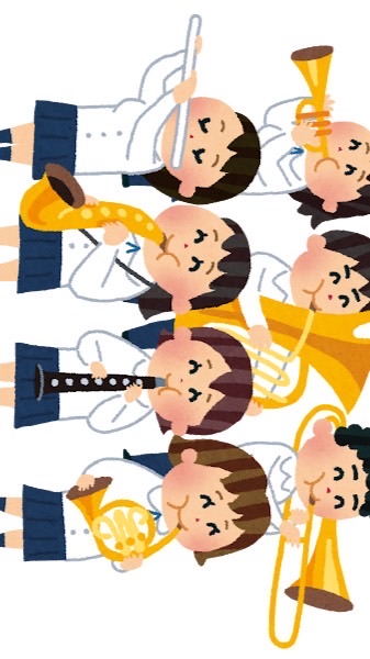 中2吹奏楽部が合奏するだけ