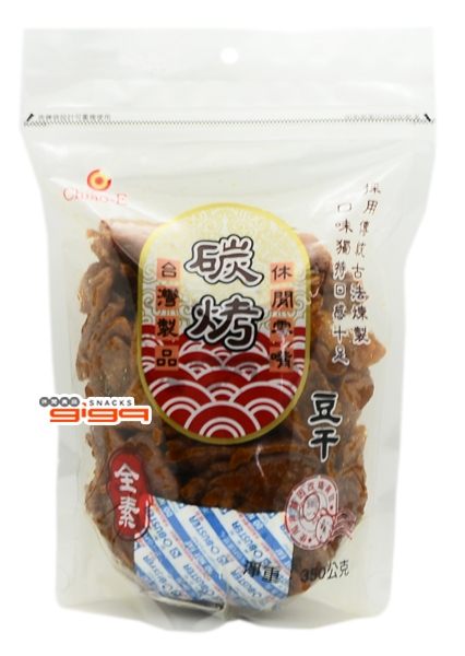 【吉嘉食品】巧益 碳烤豆乾(非基因改造) 1包350公克{4718037137571}[#1]