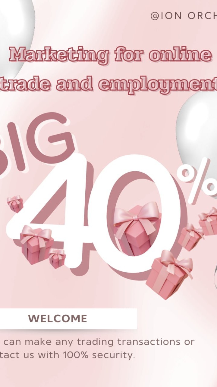 Marketing for online trade and employment