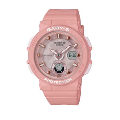 CASIO BABY-G/潮流尖端雙顯運動腕錶/BGA-250-4A