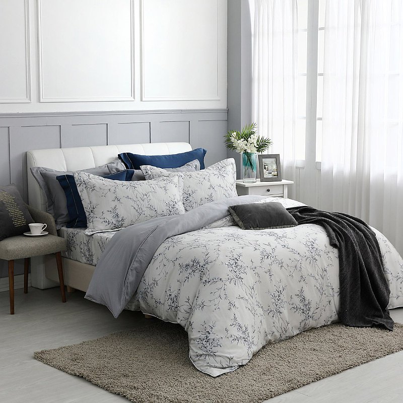 60支天絲萊賽爾|冬夏兩用被|全鋪棉床包|台灣製|雨後匿然