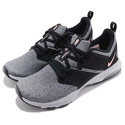 品牌: NIKE型號: 924338-010品名: Wmns Nike Air Bella TR配色: 黑色 灰色特點: 健身房 氣墊 避震 拳擊有氧 球鞋 穿搭 黑 灰